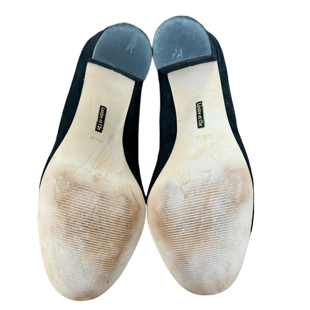 Louise Et Cie Suede Round Toe Pumps Size 6 - Picture 6 of 9
